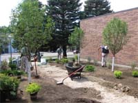 Volunteers Help Prepare Swigert Aerospace Academy for Grand Opening Celebration