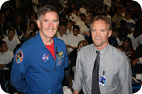 Astronaut Jim Reilly Visits Swigert Academy