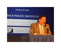 Pulham Speaks at GWU Symposium