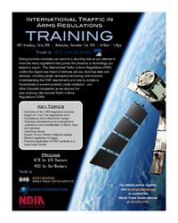 Space Foundation Co-Sponsors ITAR Training