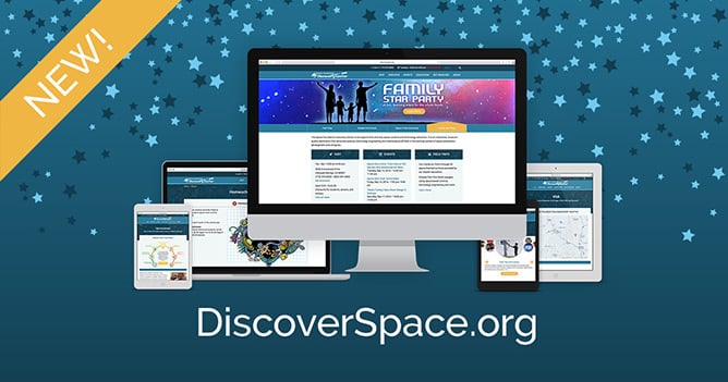 DiscoverSpace.org screens