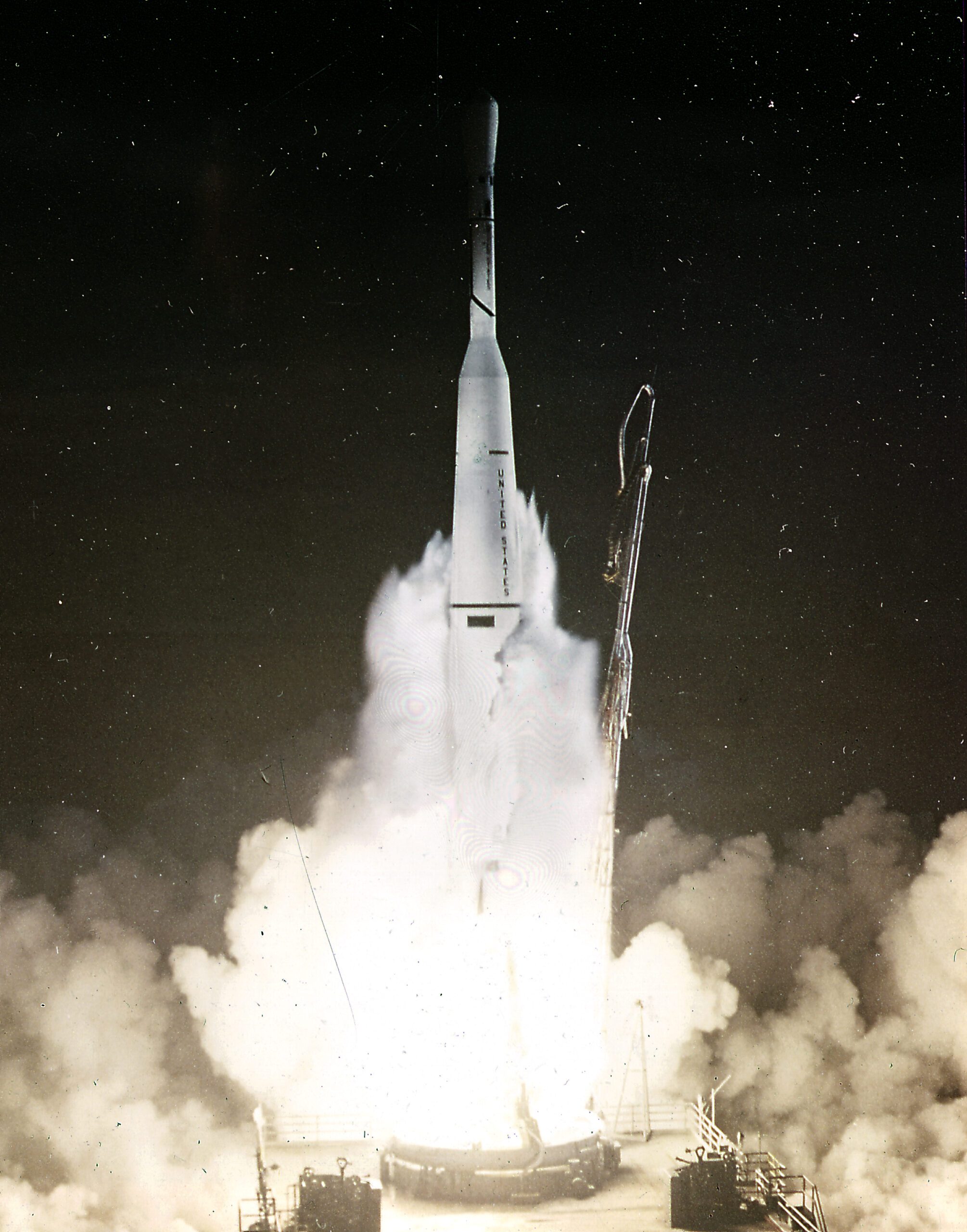 NASA Image of TIROS being launched
