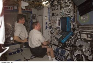 NASA Image of Advanced Diagnostic Ultrasound in Microgravity