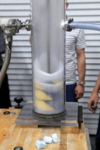 NASA Image of Flexible Aerogel Insulating System