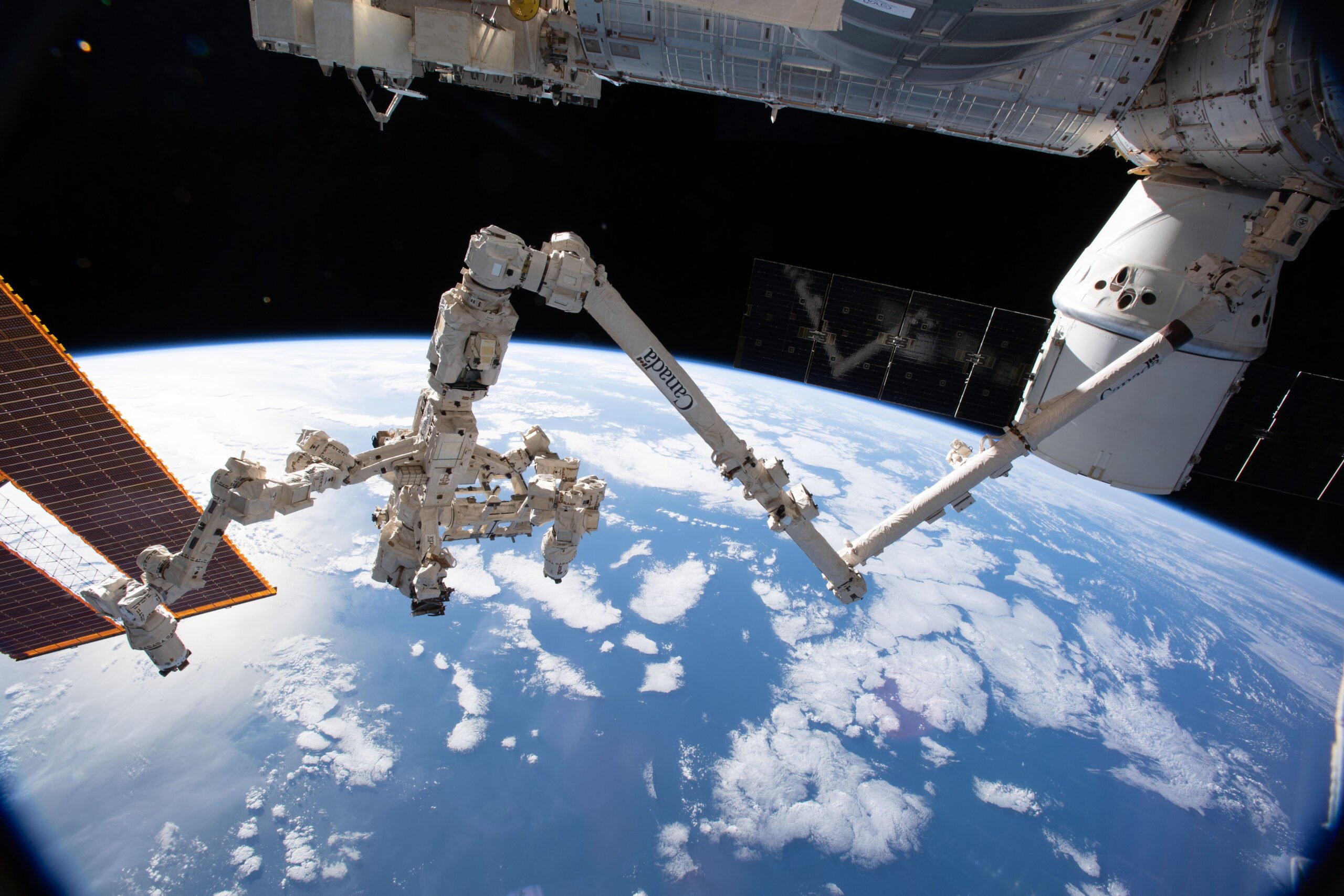 NASA Image of Canadian Space Robotics Systems