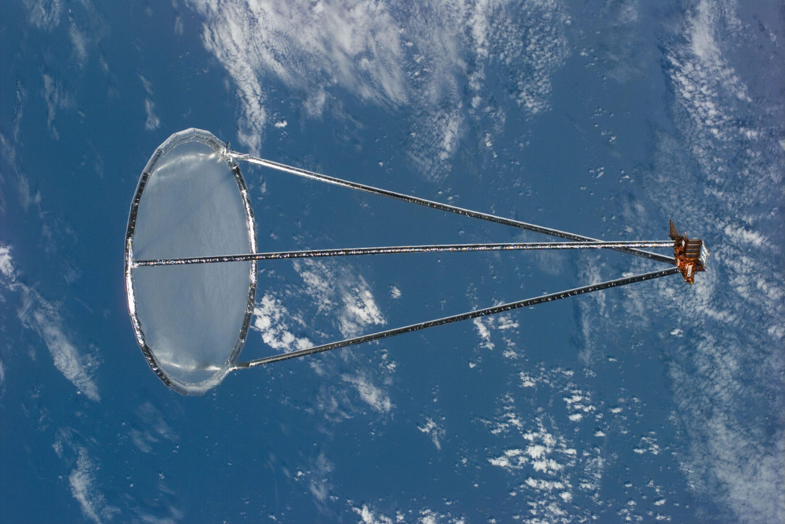 NASA Image of Inflatable Antenna