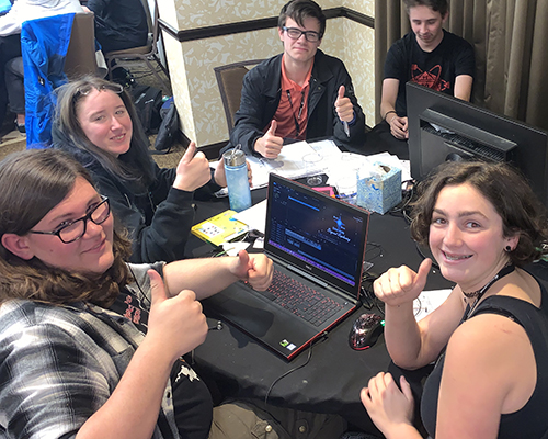 STEM School Highlands Ranch students in the Space Foundation’s pilot JSEP program, funded by Lockheed Martin Space.