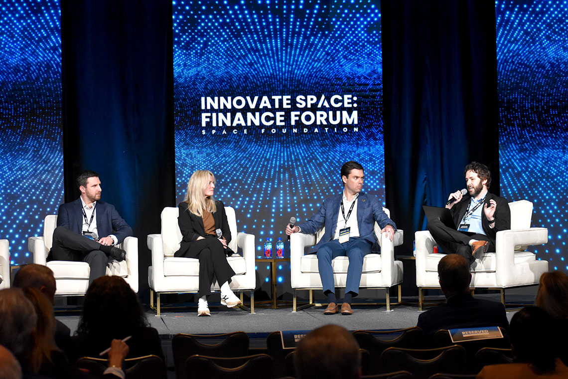 innovate space finance forum on stage